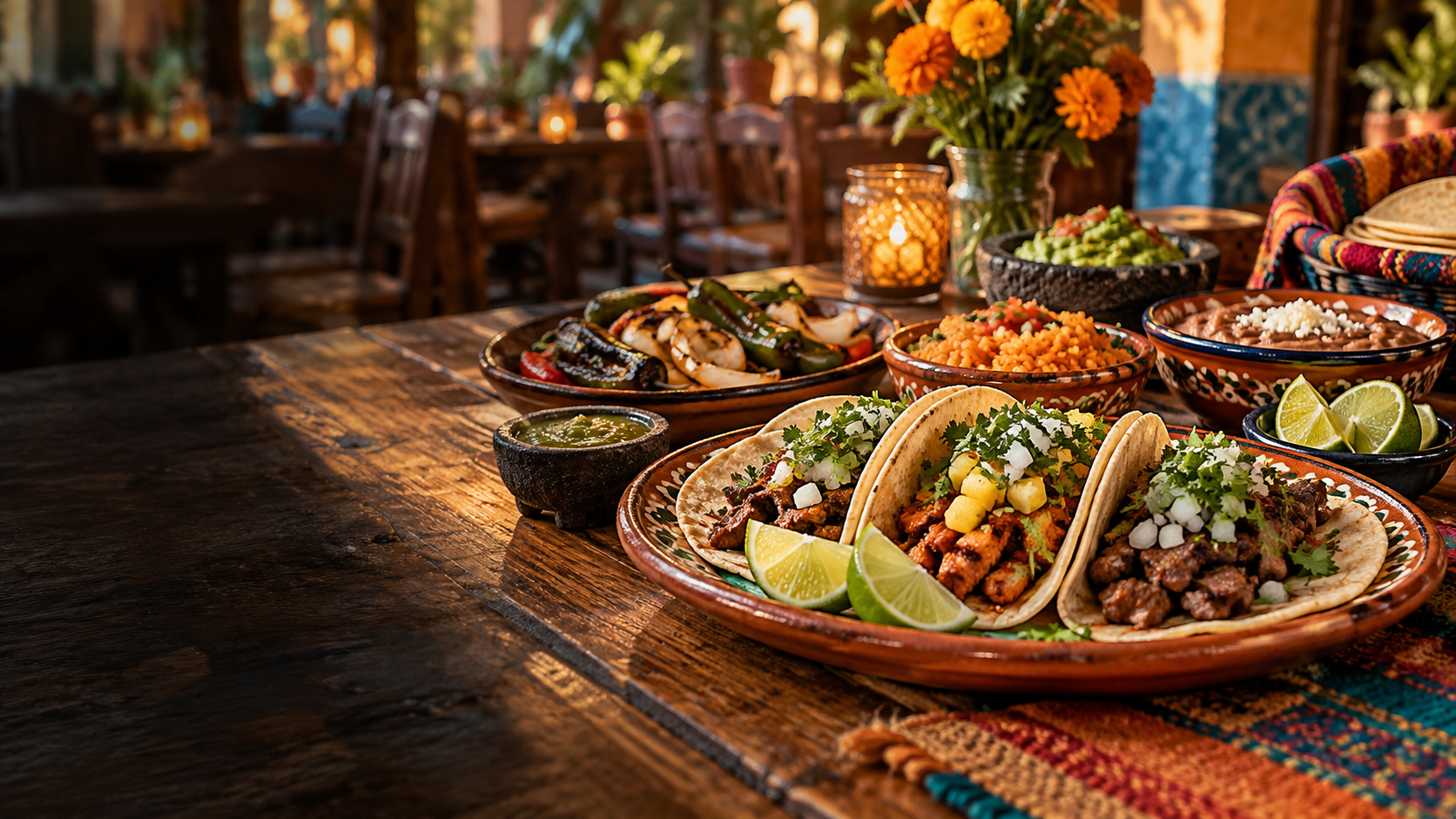 Restaurant food presentation